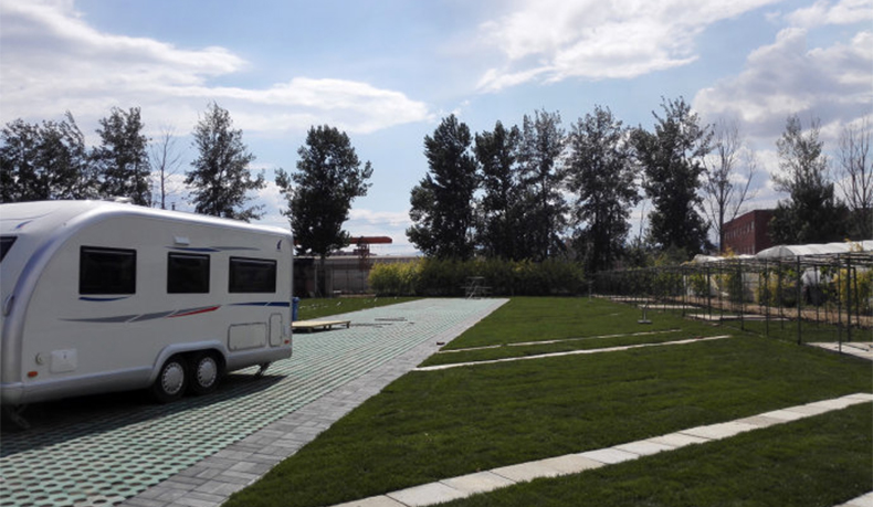 指印水电桩——河北房车营地沙河松兰堡营地水电补给站