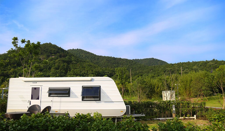 指印水电桩——宁波上水国际房车度假基地补给水电